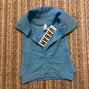Urban Outfitters Blue Crop Top